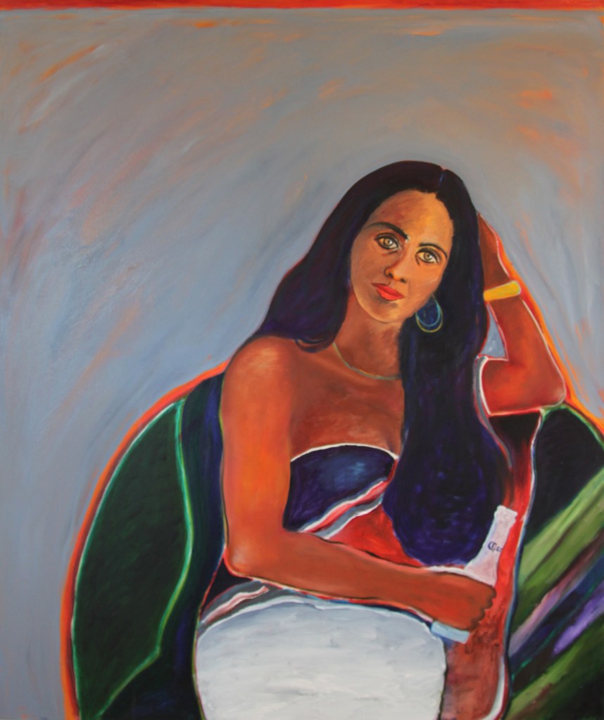 Nancy; oil on canvas; 120cm x 100cm