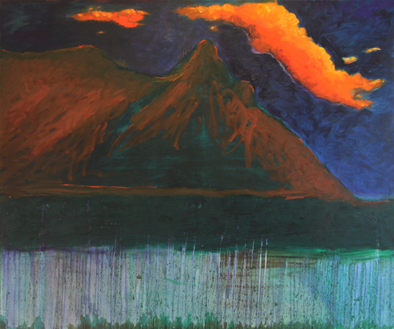 Picacho, After the Rain; oil on canvas; 120cm x 100cm